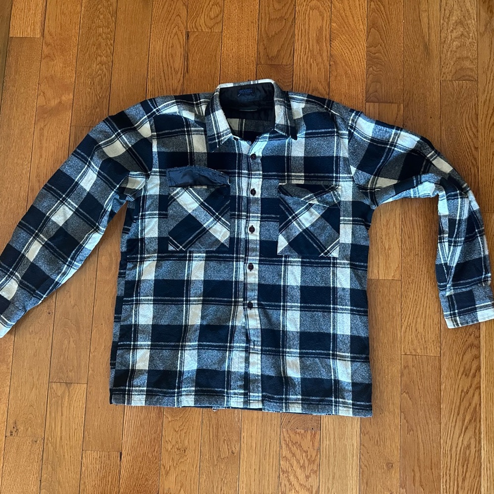 Backpacker White Acrylic Flannel